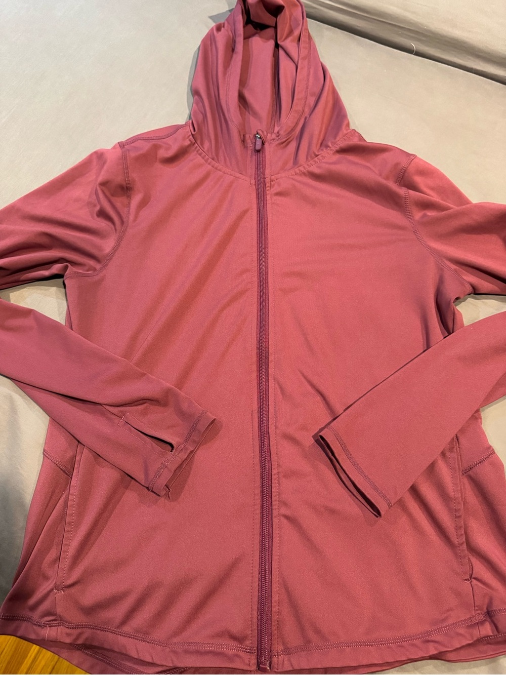 Zip up cover up